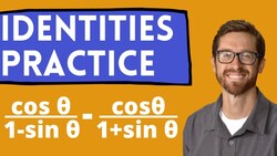 Trig Identities Practice Problems (Reciprocal, Quotient, and Pythagorean Identities) Instructional Video