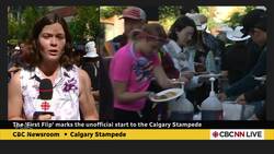 First flip marks unofficial start of Calgary Stampede News Clip