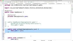 Java Programming for Complete Beginners - Java 16 - Step 14 - Exploring Spring Framework Dependency Injection Types Instructional Video