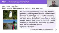 De viaje en el futuro: develop understanding and answer questions Instructional Video