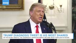 Pres. Trump's COVID Diagnosis Tweet Is Now His Most Shared, Liked Ever News Clip