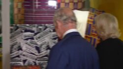 King Charles and Queen Consort make ‘symbolic’ visit to V&A exhibition of African fashion News Clip
