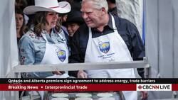 Alberta, Ontario premiers agree to study energy corridors, trade barriers News Clip