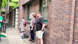 A pro-Palestine demonstration outside BBC Blackstaff Studios in Belfast Activists News Clip