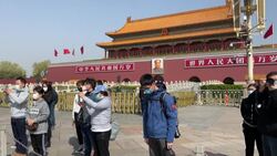 CLEAN : Coronavirus: Three-minutes of silence by Tiananmen Square News Clip