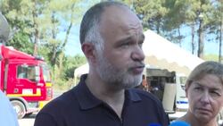 CLEAN : "fires are still moving ahead," warns the head of Gironde fire brigade in southwest France News Clip