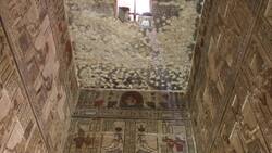 Egypt, Dendara Temple - Chapels of Sokar, Isis, Re Stock Footage