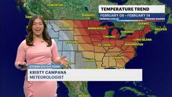 Rainy weather clears overnight; sun-filled weekend ahead with seasonable temps News Clip