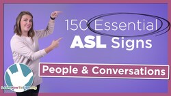 People and Conversational Signs | 150 Essential ASL Signs | Part 2 Instructional Video