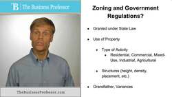 Zoning and Government Regulations Instructional Video