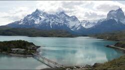 Chilean Patagonia, Torres del Paine National Park Stock Footage