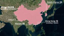 Coronavirus: The confirmed cases around the world News Clip