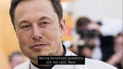 Elon Musk's wild interview sends Tesla stock tumbling News Clip