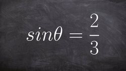 Sketch a triangle given a trig angle then determine remaining trig functions of angle Instructional Video