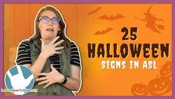 25 Halloween Signs in ASL | Sign Language for Beginners Instructional Video