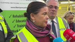 Mary Lou McDonald speaks to media ahead of leaders debate News Clip