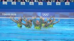 How does artistic swimming work at the Olympics? News Clip