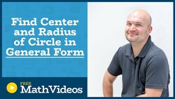 Master how to determine the center and radius of a circle by completing the square Instructional Video