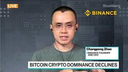 Binance CEO on Bitcoin, Crypto Volatility, Going Public News Clip