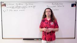 Introductory Tangential Velocity Problem - Mints on a Turntable Instructional Video