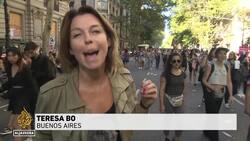 Thousands rally in Argentina on International Women's Day News Clip