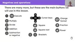 Using your calculator efficiently Instructional Video