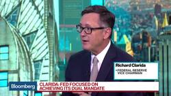 Fed's Clarida on U.S. Economy, Powell Put, 2% Inflation Target News Clip