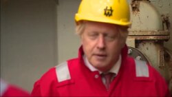 Boris Johnson visiting a Devon shipyard News Clip