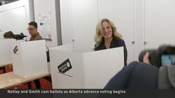 Early voting begins in Alberta election News Clip