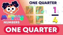 One Quarter | Fractions | Numbers| Y1 Maths | FuseSchool Kids Instructional Video