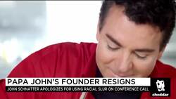 Papa John's Founder Resigns News Clip