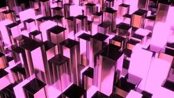 4K Unique Cubic Design. Stock Footage