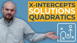 How to do the number of solutions of a quadratic relate to the x intercepts Instructional Video