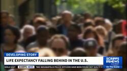 Life expectancy in the US is falling behind peer countries News Clip