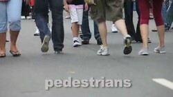 Learn English Words - Pedestrian Instructional Video