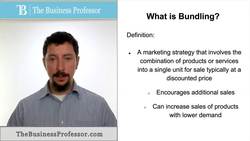 Bundling in Sales and Marketing Instructional Video