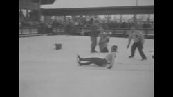 Aldrina LeBel of Lake Placid, NY and Terry Browne of Detroit win the Barrel Jumping World Championship News Clip