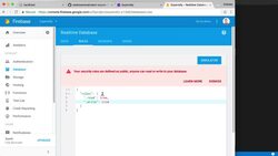 The Complete React Developer Course (with Hooks and Redux) - Getting Firebase Instructional Video