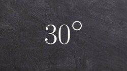 Converting 30 degrees to radian form Instructional Video