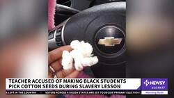 New York Teacher Under Fire For Slavery Lesson With Cotton, Handcuffs News Clip