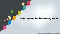 Unit Square for Measuring Area Instructional Video