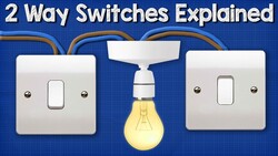 Two Way Switching Explained - How to wire 2 way light switch Instructional Video