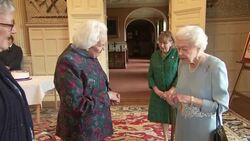 Queen Elizabeth meets members of the Women's institute News Clip