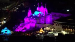 Aerials of London Diwali celebrations News Clip