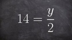 Solving a one step equation using multiplication Instructional Video