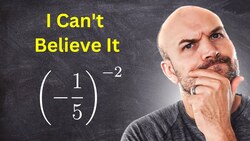 Silly Mistakes Students Make with Rules of Exponents Instructional Video