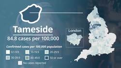 Coronavirus: Areas in England with most new cases per 100,000 people News Clip