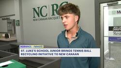 New Canaan high school student starts local tennis ball recycling initiative News Clip