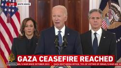 Biden says US, Israeli pressure on Hamas led to Gaza ceasefire News Clip
