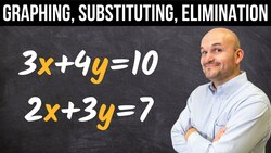 Solve a System by Graphing, Substitution, Elimination Instructional Video